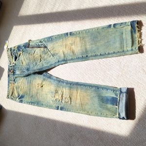 AKOO Distressed Denim